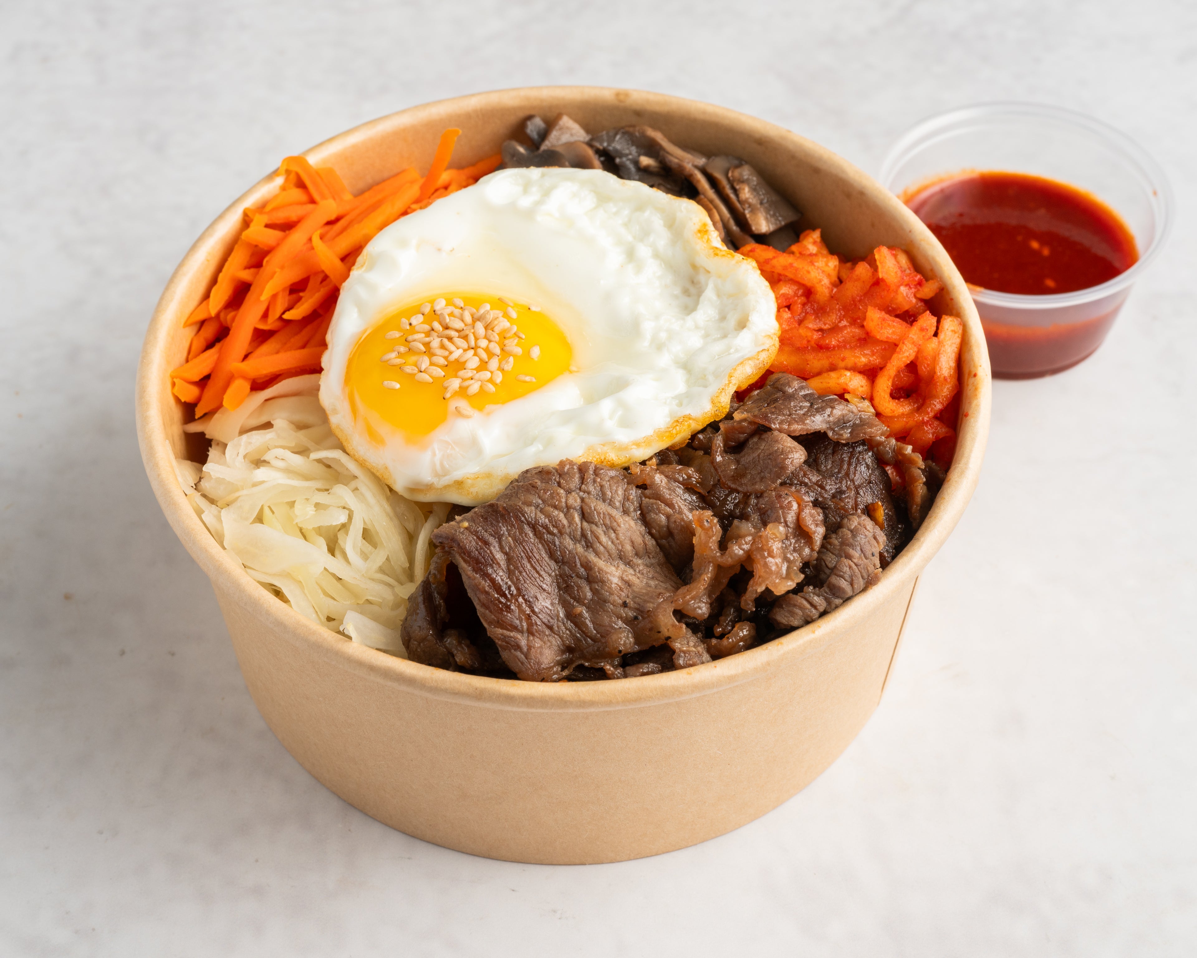 Bulgogi (beef) Bibimbap (불고기 비빔밥) (Halal)