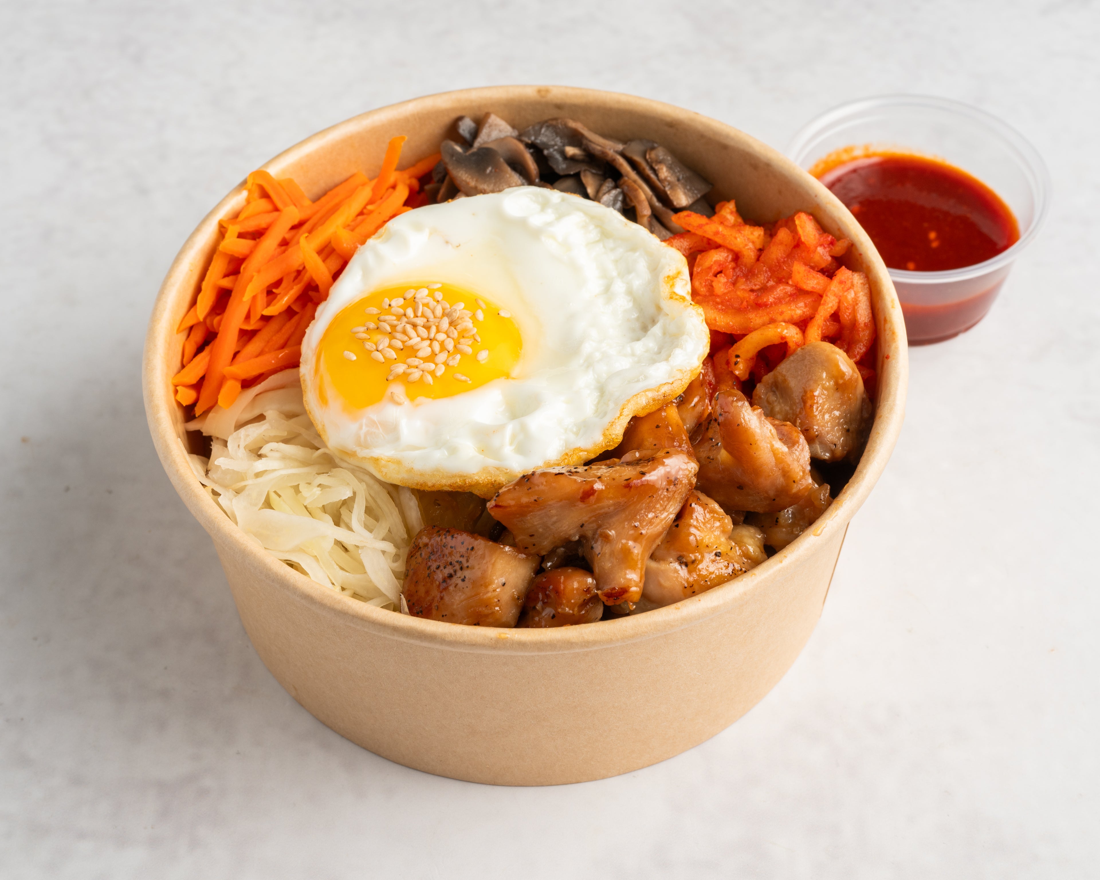Grilled Chicken Bulgogi Bibimbap (치킨불고기 비빔밥) (Halal)