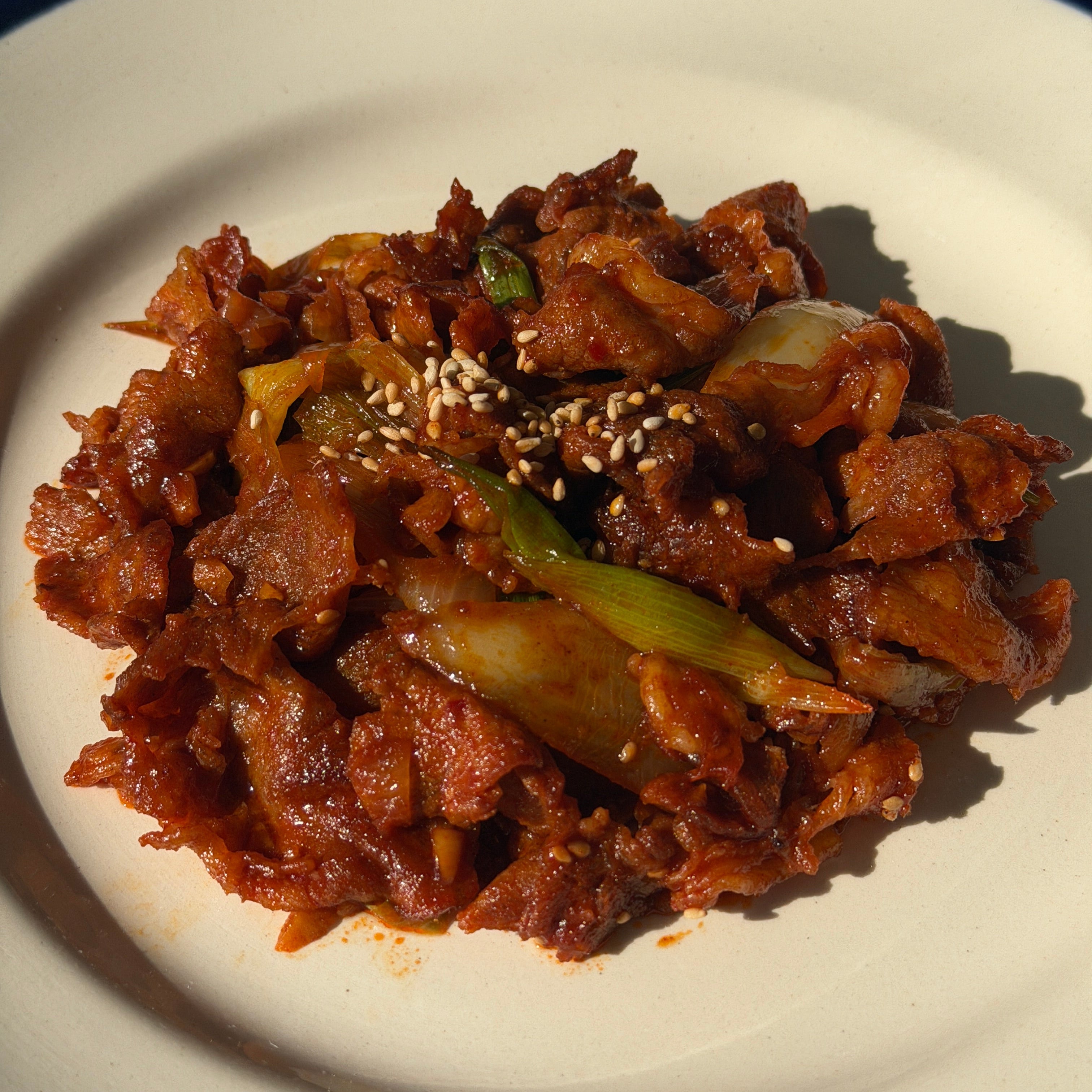 제육볶음 (Jaeyukk Bokkeum)