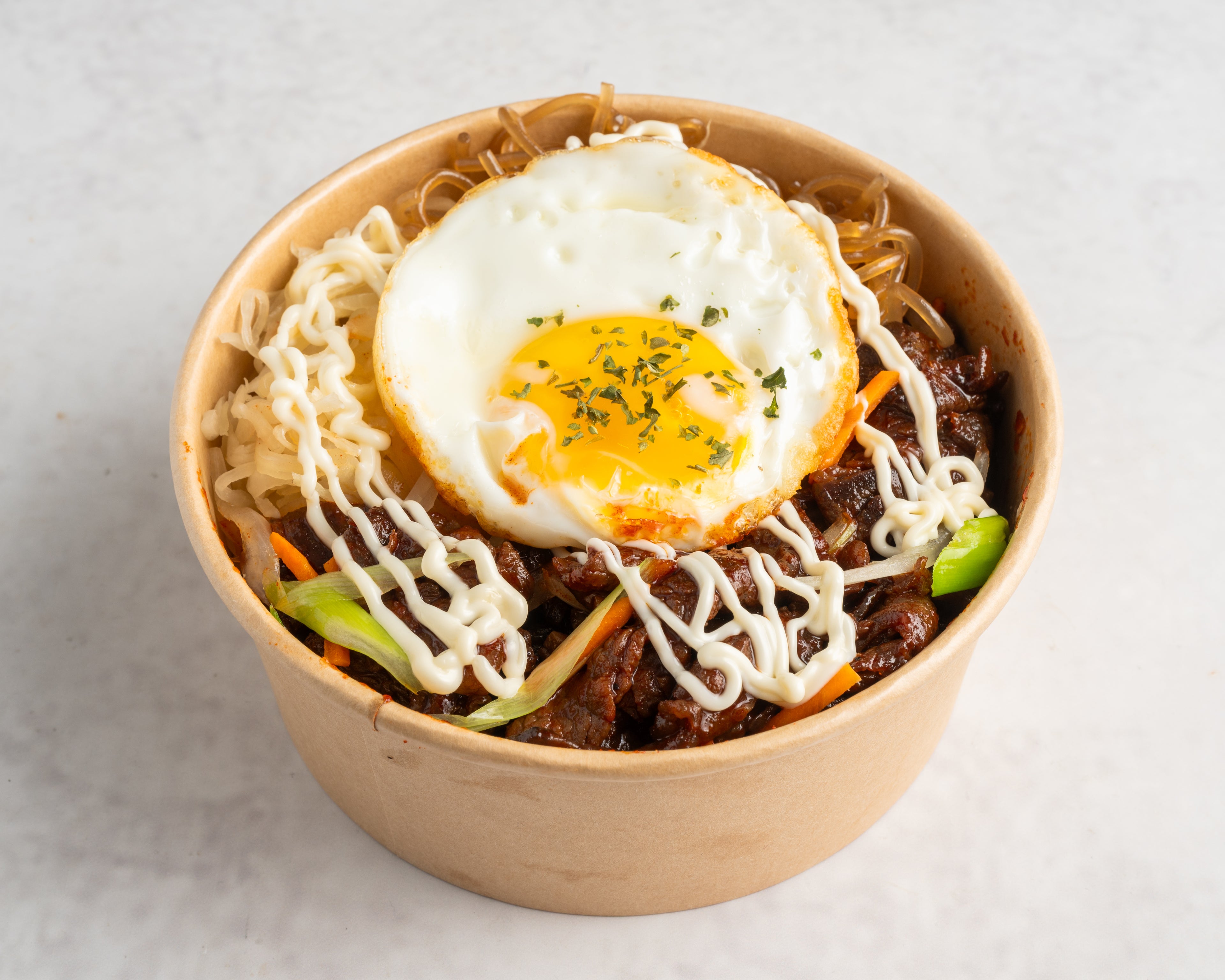 Spicy Bulgogi (Beef) Cupbap (매운 불고기 컵밥) (Halal)