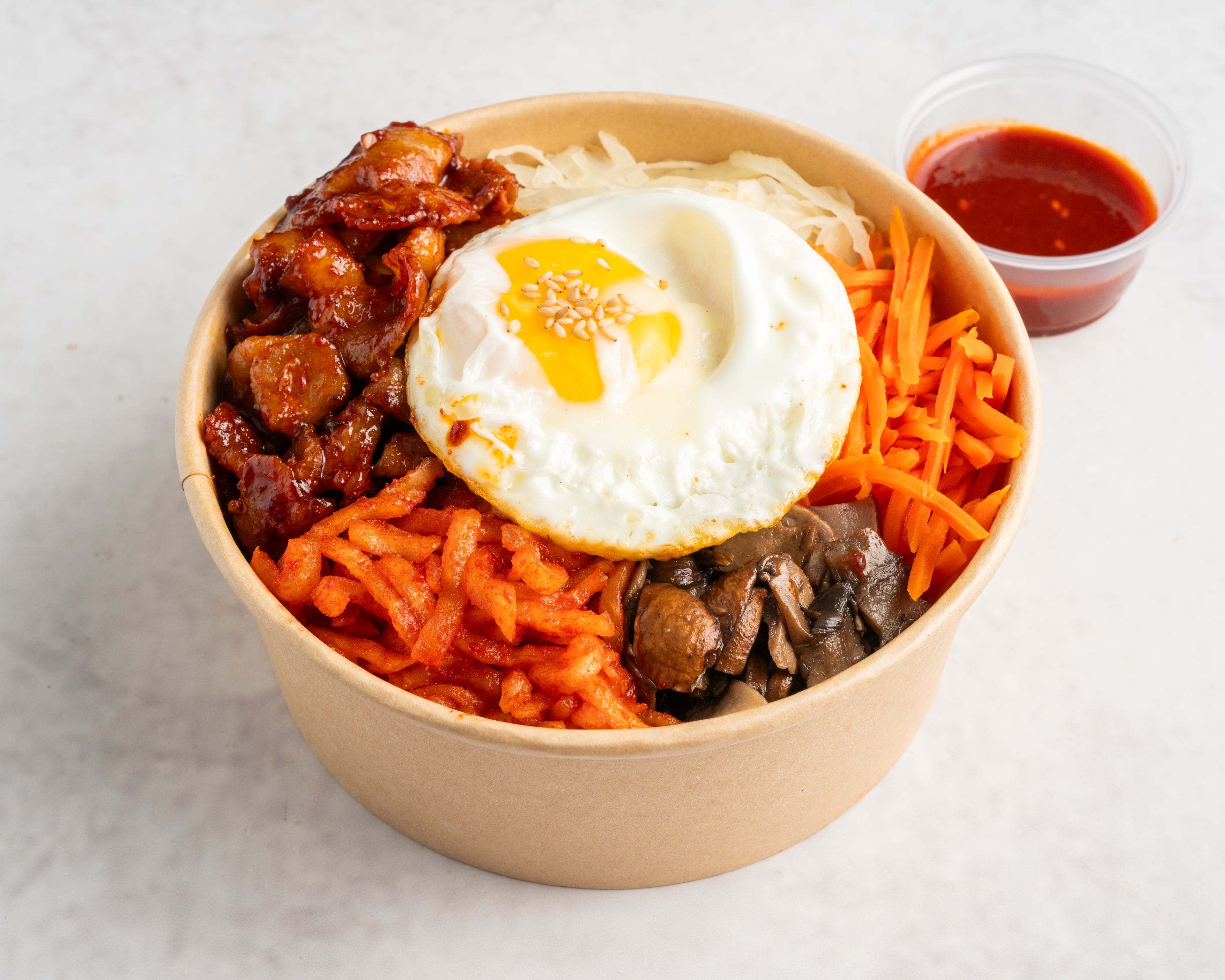 Spicy Pork Belly Bibimbap (제육 비빔밥)