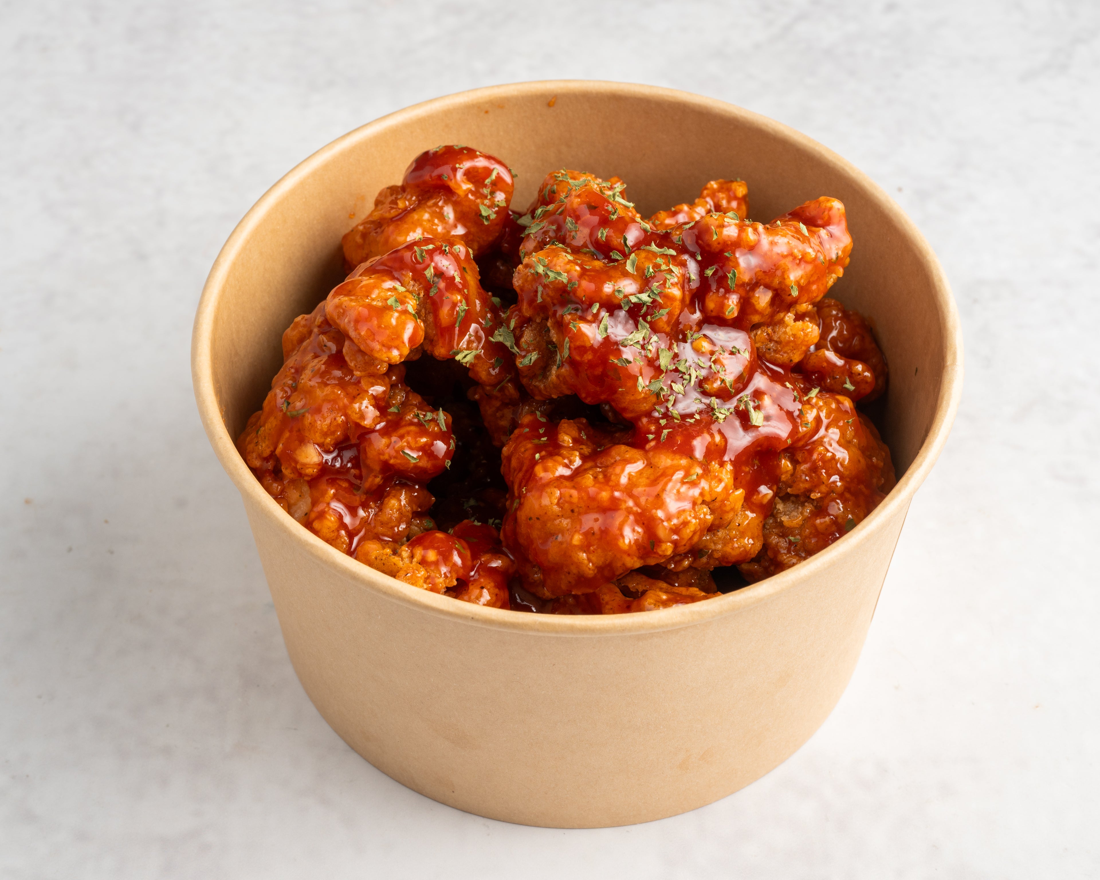 Sweet & Spicy Boneless Korean Fried Chicken (양념 순살 치킨) (Halal)