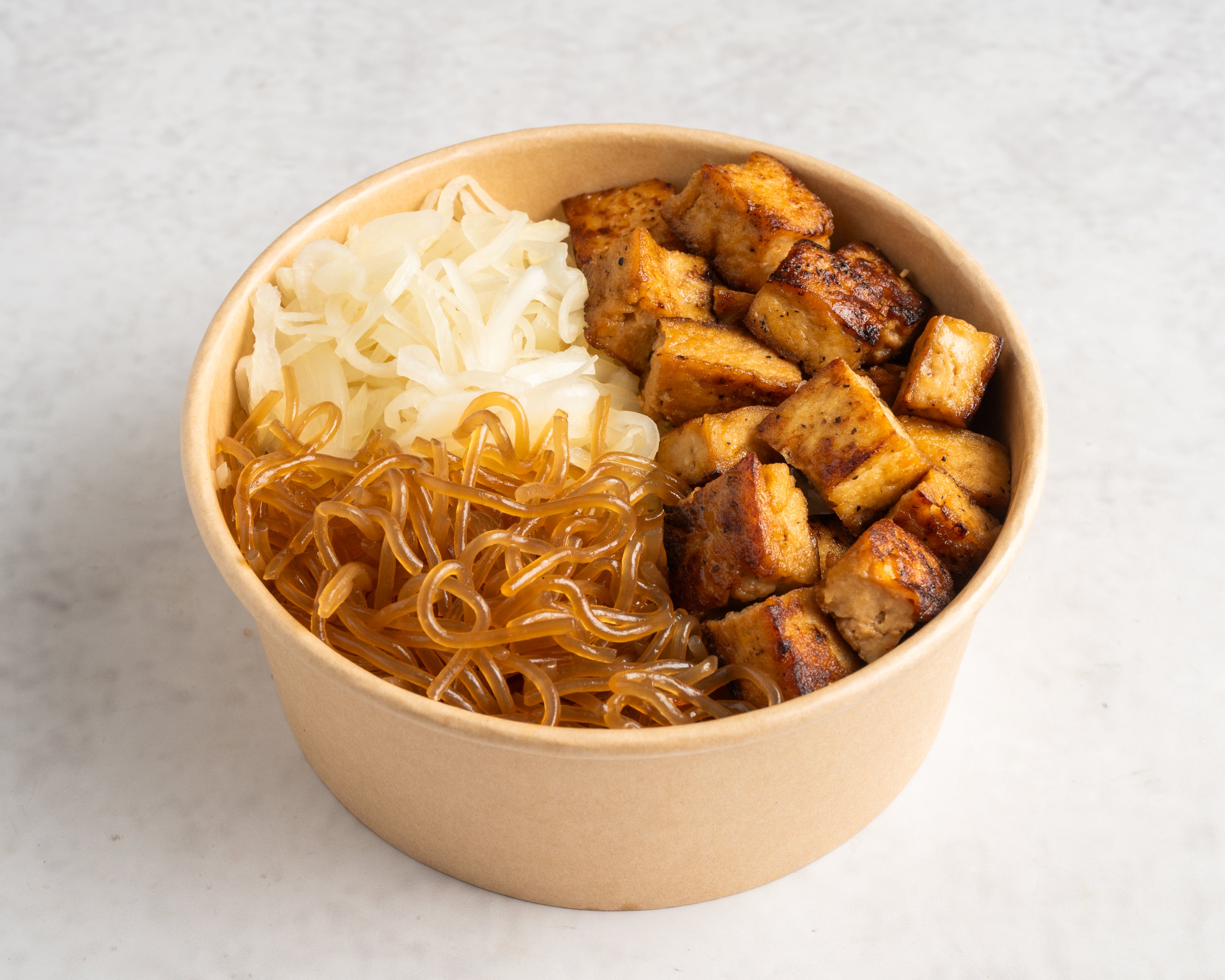 Grilled Tofu Bulgogi Cupbap (두부불고기 컵밥) (Vegan)