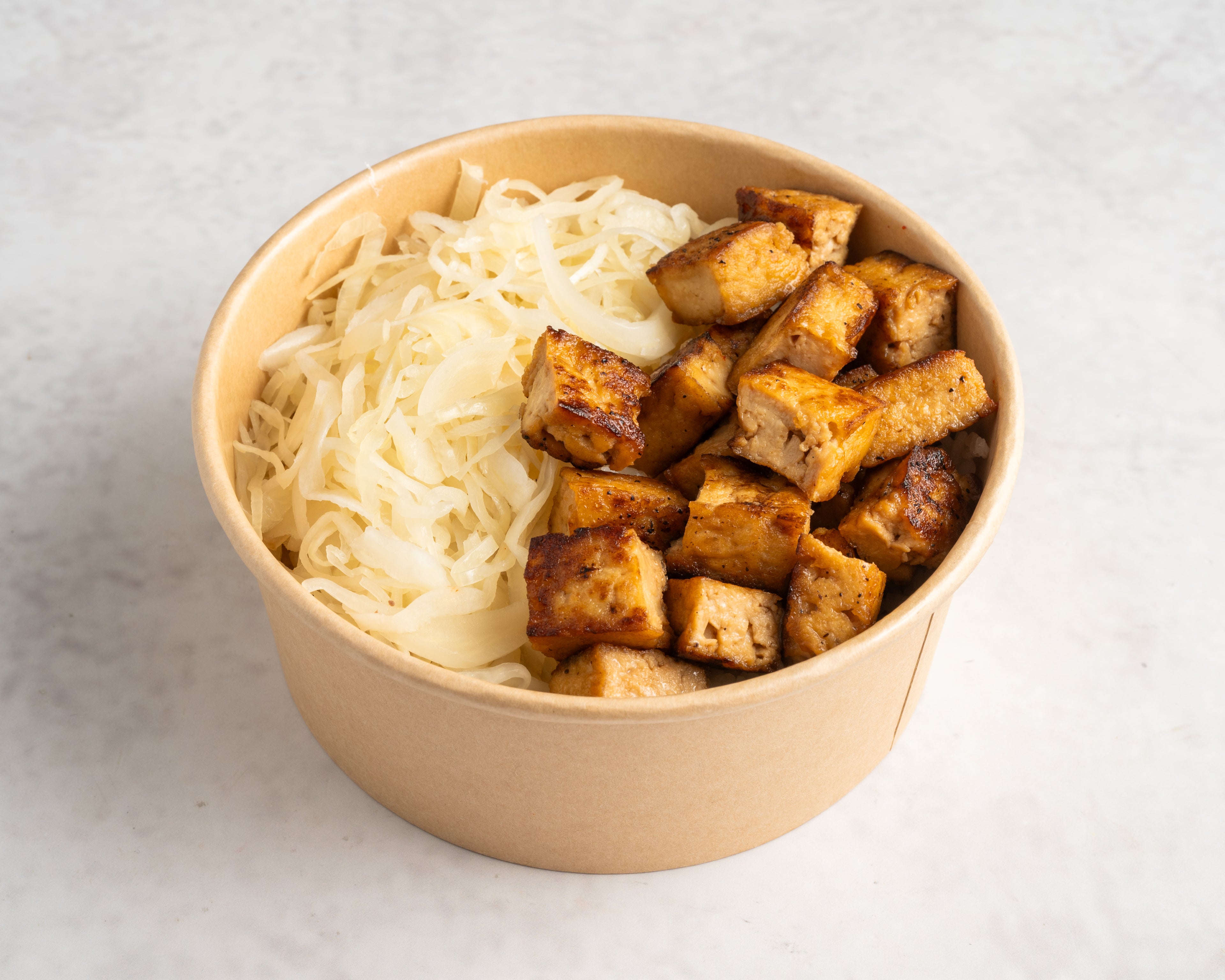 Grilled Tofu Bulgogi Over Rice (두부불고기 덮밥) (Vegan)