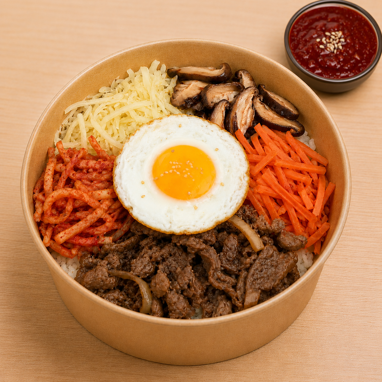 Bulgogi (beef) Bibimbap (불고기 비빔밥)